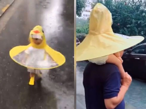 Chiếc ô di động đáng yêu nhất quả đất