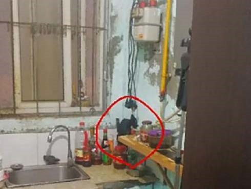 Chủ nhà nghỉ nhìn chăm chú vào lỗ hổng trong bếp, khách phát hiện điều kinh hoàng trong phòng tắm