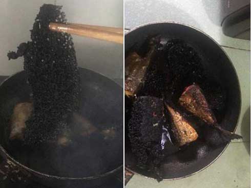 Nữ sinh bình tĩnh nhất năm: Ngồi sau xe bố đánh chén bữa sáng có đầy đủ bát đũa như ở tiệm!-1