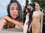 Hoa hậu Hương Giang và dàn mỹ nhân Việt bất ngờ hớ hênh điểm nhạy cảm vì váy lụa-12