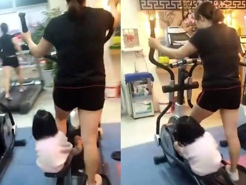 Cùng tập thể dục cùng mẹ nào