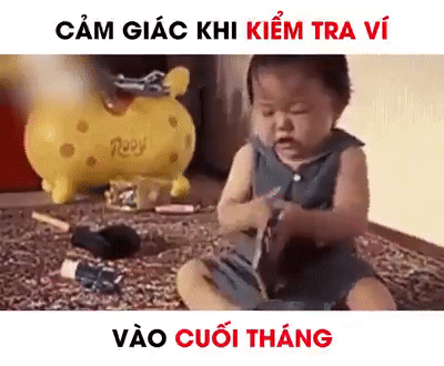 Cảm giác khi kiểm tra ví vào cuối tháng