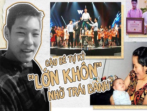 Nhiều năm đèn sách, mẹ Hà Nội giúp con tự kỷ trở thành kỷ lục gia xiếc