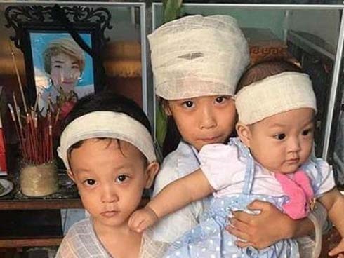 Mẹ trẻ qua đời sau cơn đau đầu bỏ lại 3 đứa con thơ khóc rạc cổ vì khát sữa