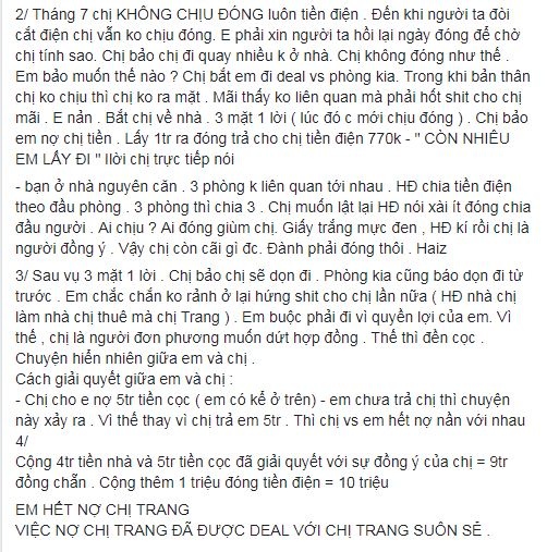 Bị tố quỵt tiền nhà, Cao Thiên Trang khẳng định đã thu nhận chứng cứ để khởi kiện-2