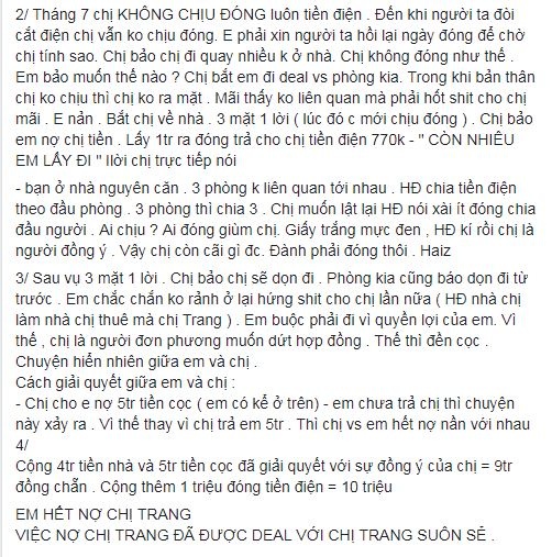 Bị tố quỵt tiền nhà, Cao Thiên Trang khẳng định đã thu nhận chứng cứ để khởi kiện-2
