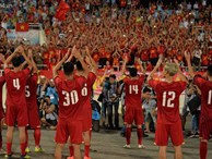 Hình ảnh đẹp, đầy xúc động của U23 Việt Nam sau khi lên ngôi giải Tứ hùng