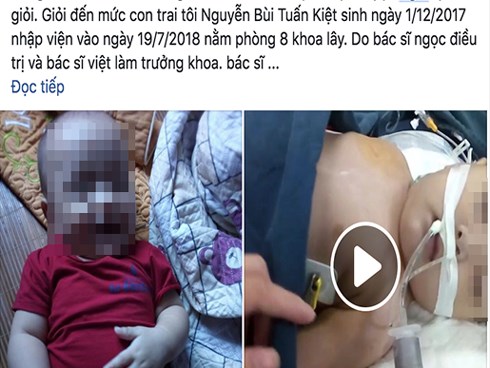 9 ngày không tìm ra bệnh, gia đình tố bệnh viện tắc trách làm bé 7 tháng tử vong
