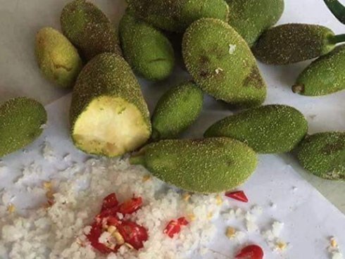 Có người khoe cả đĩa dái mít để