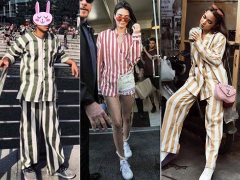 Áo phạm nhân' gây sốt từ người thường đến ngôi sao