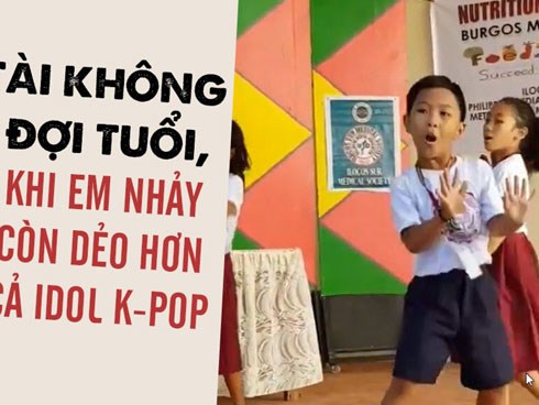 Tài không đợi tuổi, cậu bé nhảy Bboom Bboom dẻo hơn Idol K-pop