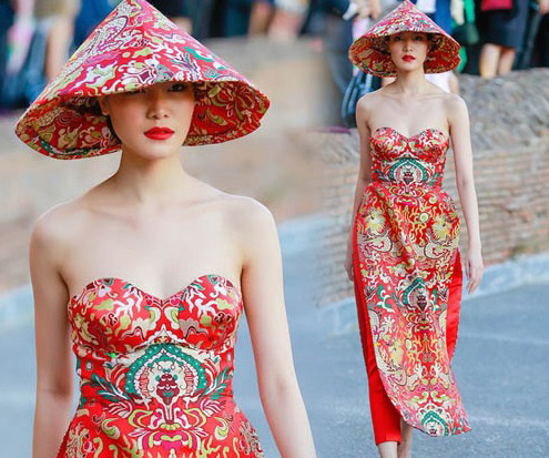 Những lần mặc áo dài gây tranh cãi của Mai Phương Thúy và sao Việt-8