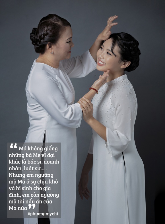Phương Mỹ Chi hạnh phúc khoe mẹ trong bộ ảnh mừng mùa Vu Lan-9