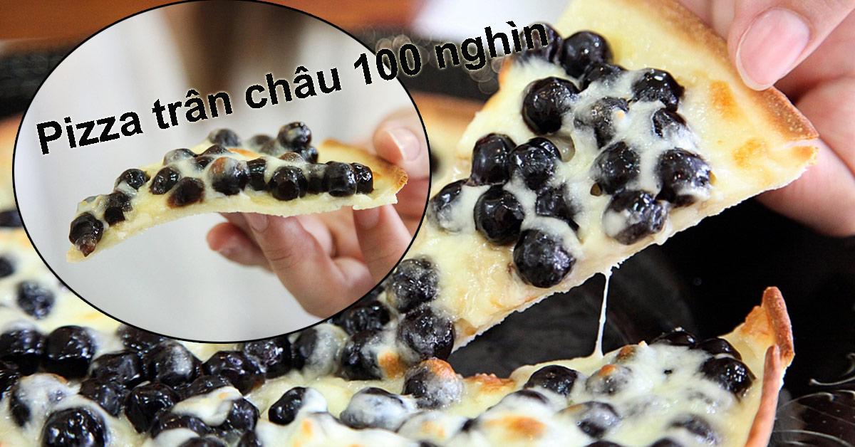 Trà sữa xưa” rồi, pizza trân châu 100 nghìn/cái là món ăn mới nhất gây sốc tín đồ trân châu-1