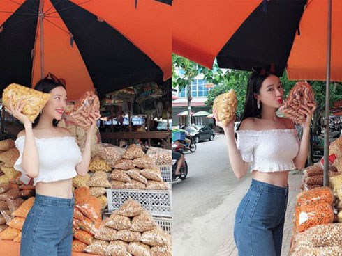 Nhã Phương diện crop top khoe eo thon ngầm phủ nhận tin đồn mang thai