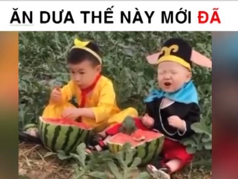 Cách ăn dưa mà đứa trẻ nào cũng mơ ước