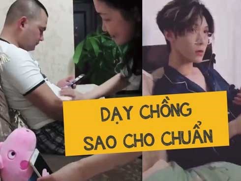 Cười đau bụng với phiên bản dạy chồng sao cho chuẩn