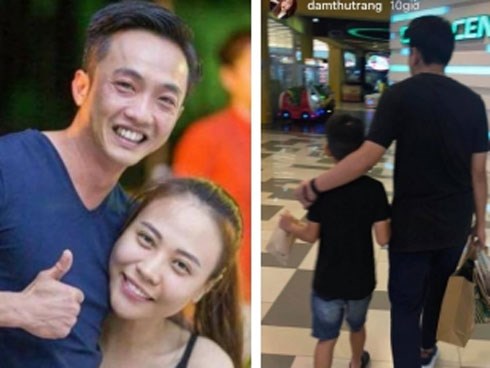 Yên ắng một thời gian, Đàm Thu Trang lại chia sẻ khoảnh khắc bình yên cùng Cường Đô La và Subeo