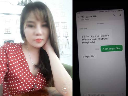 Dù xinh đẹp trẻ trung chẳng kém hot girl, cô vợ này vẫn cay đắng ra đi sau khi chồng nhắn tin rủ gái lạ qua đêm
