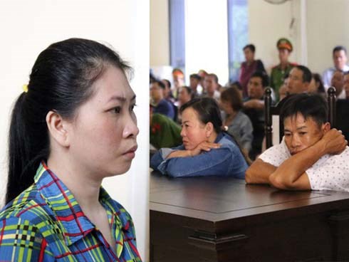 Hình ảnh giằng xé ở phiên xử vợ phân xác chồng phi tang tại Bình Dương