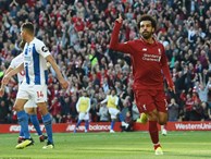 Salah ghi bàn nhanh như điện đưa Liverpool lên ngôi đầu bảng xếp hạng Premier League 2018/19