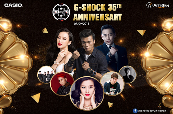 Mua đồng hồ Casio, nhận vé đại nhạc hội G-Shock-1