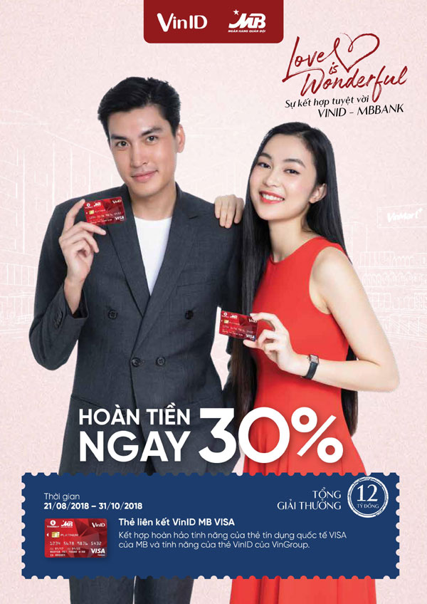 VINID hoàn tiền 30% cho chủ thẻ ATM nội địa-1