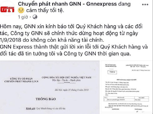 Hàng loạt shop online điêu đứng vì tiền mất, hàng bị niêm phong khi công ty chuyển phát GNN tuyên bố phá sản