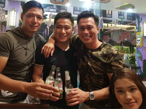 Cuộc gặp gỡ thú vị giữa bộ ba “nam thần màn ảnh Việt” Minh Tiệp - Bình Minh - Việt Anh cùng các cô vợ gây xôn xao