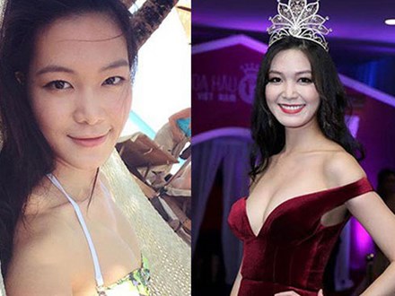 Mặt mộc và vẻ gợi cảm của Hoa hậu Việt Nam tuyên bố không phẫu thuật thẩm mỹ