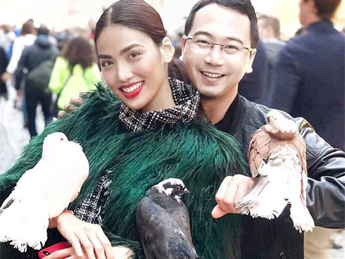 Lan Khuê và John Tuấn Nguyễn rạng rỡ mặc áo dài trong lễ ăn hỏi sáng nay-9