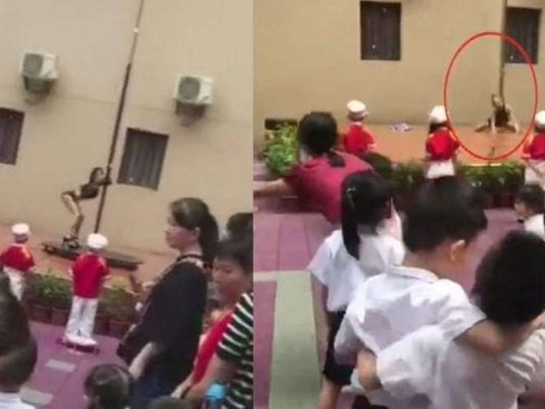 Thấy con có biểu hiện bất thường, mẹ yêu cầu xem camera an ninh ở trường mẫu giáo rồi phát hiện hành vi bạo lực đáng sợ của giáo viên-4