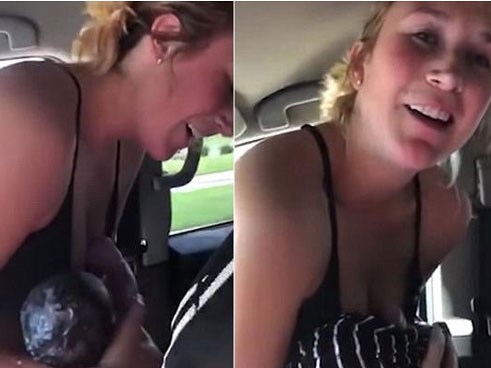 Mẹ đẻ ngay trên ô tô khi đang đến bệnh viện, các con ngồi ghế sau tròn mắt ngạc nhiên