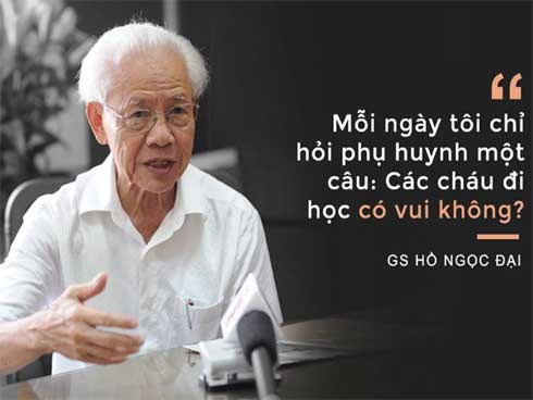 Giáo sư Hồ Ngọc Đại và câu chuyện thoả hiệp bí mật ngoài cổng trường