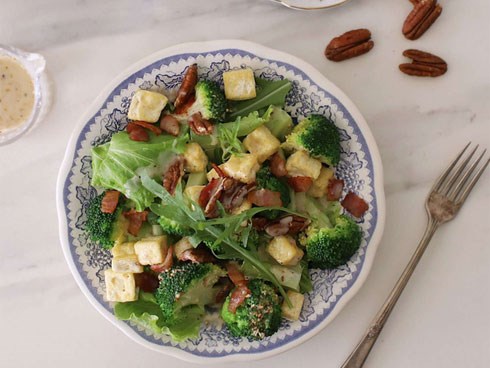 Công thức salad súp lơ ngon lạ miệng lại có tác dụng giảm cân