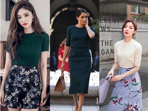 Ai ngờ chiếc áo đơn giản công nương Anh mặc lại thành món đồ chị em mê nhất thu này