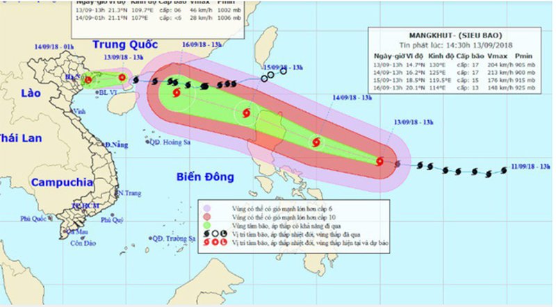 Bão số 5 suy yếu thành áp thấp, Hà Nội cuối tuần mưa to-1