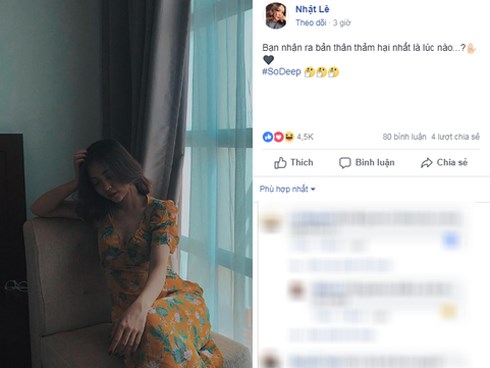 Sau khi dính thị phi 'PR không có tâm, bạn gái Quang Hải U23 bỗng chia sẻ dòng trạng thái 'thảm hại' đầy ẩn ý