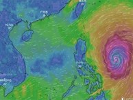 Siêu bão Mangkhut mạnh khủng khiếp, có thể ảnh hưởng trực tiếp 27 tỉnh thành nước ta