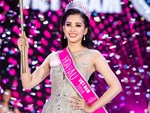 Video: Tân Hoa hậu Việt Nam Trần Tiểu Vy ấp úng ngay trong buổi gặp báo chí-1