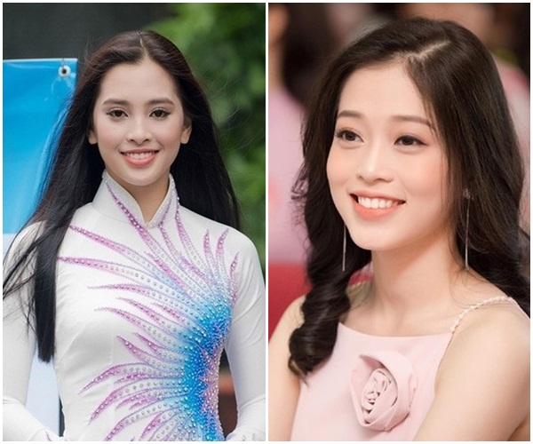 Nhan sắc tân hoa hậu Trần Tiểu Vy rực rỡ là thế nhưng vẫn đôi phần lép vé nếu so với Á hậu 1 Bùi Phương Nga-9