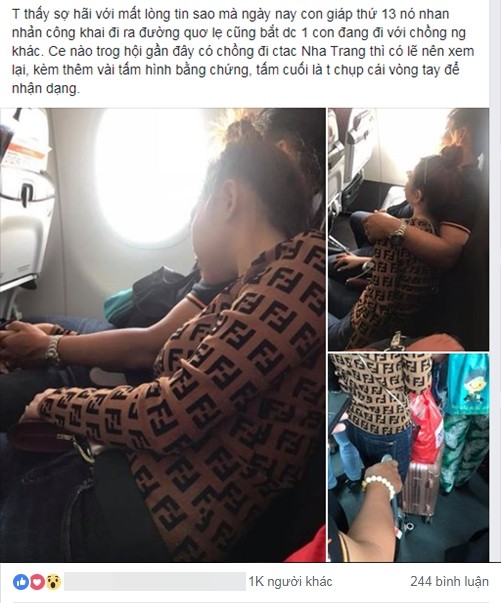 Đi máy bay vô tình phát hiện vụ ngoại tình chỉ bằng 1 câu nói, nữ hành khách chia sẻ để mẹ nào nhận ra chồng thì đem về ngay-1