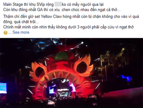 CLIP: Cô gái có biểu hiện lạ, cả người cứng đờ trong lễ hội âm nhạc tại CV nước Hồ Tây-1