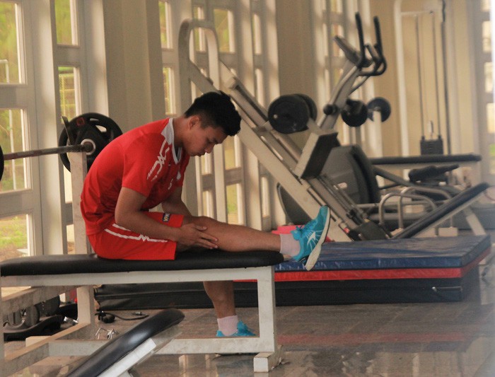 Văn Thanh đau nhẹ, Văn Toàn miệt mài tập sút penalty trước trận gặp Hà Nội-3