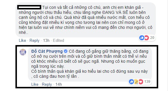 Sau nhiều lần cố tỏ ra bình thản trước ồn ào của Kiều Minh Tuấn, Cát Phượng mới thú nhận đang cố gắng để không gục ngã-2