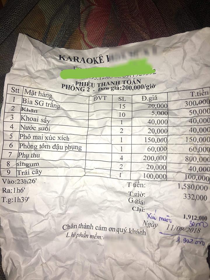 Chồng về nhà say mèm, vợ ở cữ hoang mang phát hiện chi phí lạ trong hoá đơn karaoke-1