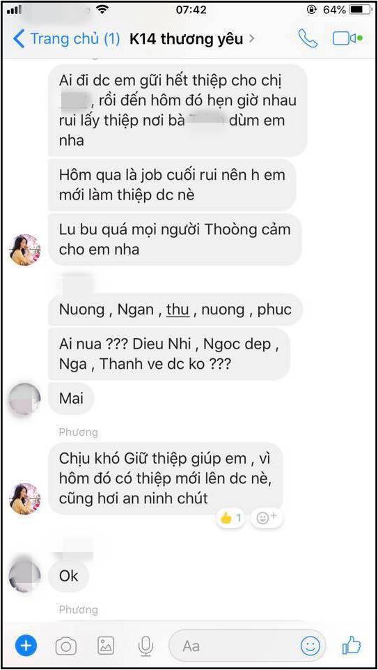 Rò rỉ tin nhắn Nhã Phương tiết lộ đã dừng nhận show, nhóm bạn thân phải có thiệp mới được vào tiệc cưới-1