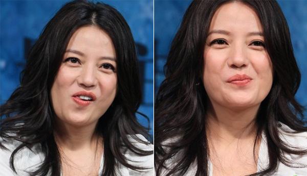 Én nhỏ Triệu Vy lộ da nhăn nheo, răng cái trắng cái ngà-8