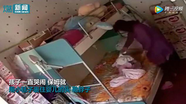 Lương 12 triệu đồng/ tháng, bảo mẫu vẫn đánh đập, dùng chăn bịt đầu bé 7 tháng-4