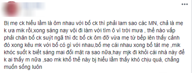 Nàng dâu bị mẹ chồng ghen tuông, nổi giận lôi đình vì lỡ vấp ngã va phải bố chồng-1